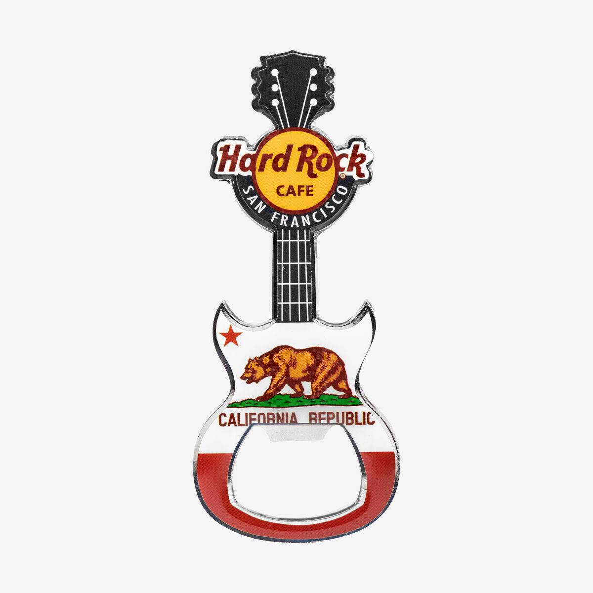 Flag Guitar Bottle Opener Magnet | Online Rock Shop